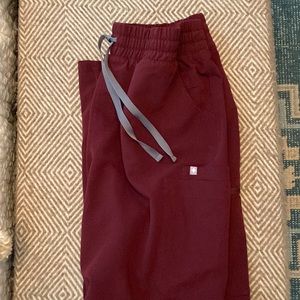 Figs Yola High waisted Burgundy Large Tall